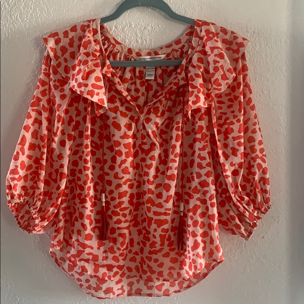 Diane Von Furstenberg top size 0